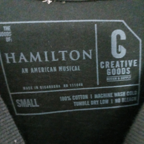 Hamilton American Musical T-Shirt Small - Picture 4 of 4
